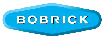 A blue, hexagonal-shaped logo with the word "BOBRICK" in bold white capital letters at the center, representing excellence in salary benchmarking and employee benefits.